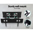 TV Wall Mount 32–70" – Tilt & Swivel, Full‑Motion, 50kg Capacity, Black