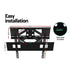 Artiss TV Wall Mount 32–70" – Tilt & Swivel, Full‑Motion, 50kg Capacity, Black