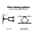 Artiss TV Wall Mount 32–70" – Tilt & Swivel, Full‑Motion, 50kg Capacity, Black
