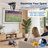 Artiss Motorised Ceiling TV Mount Flip Down 23-55 Inch VESA 400x400 Remote 30kg