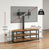 Corner TV Stand 32-70" w/ Mount LED Lights & Power Outlet Space Saving