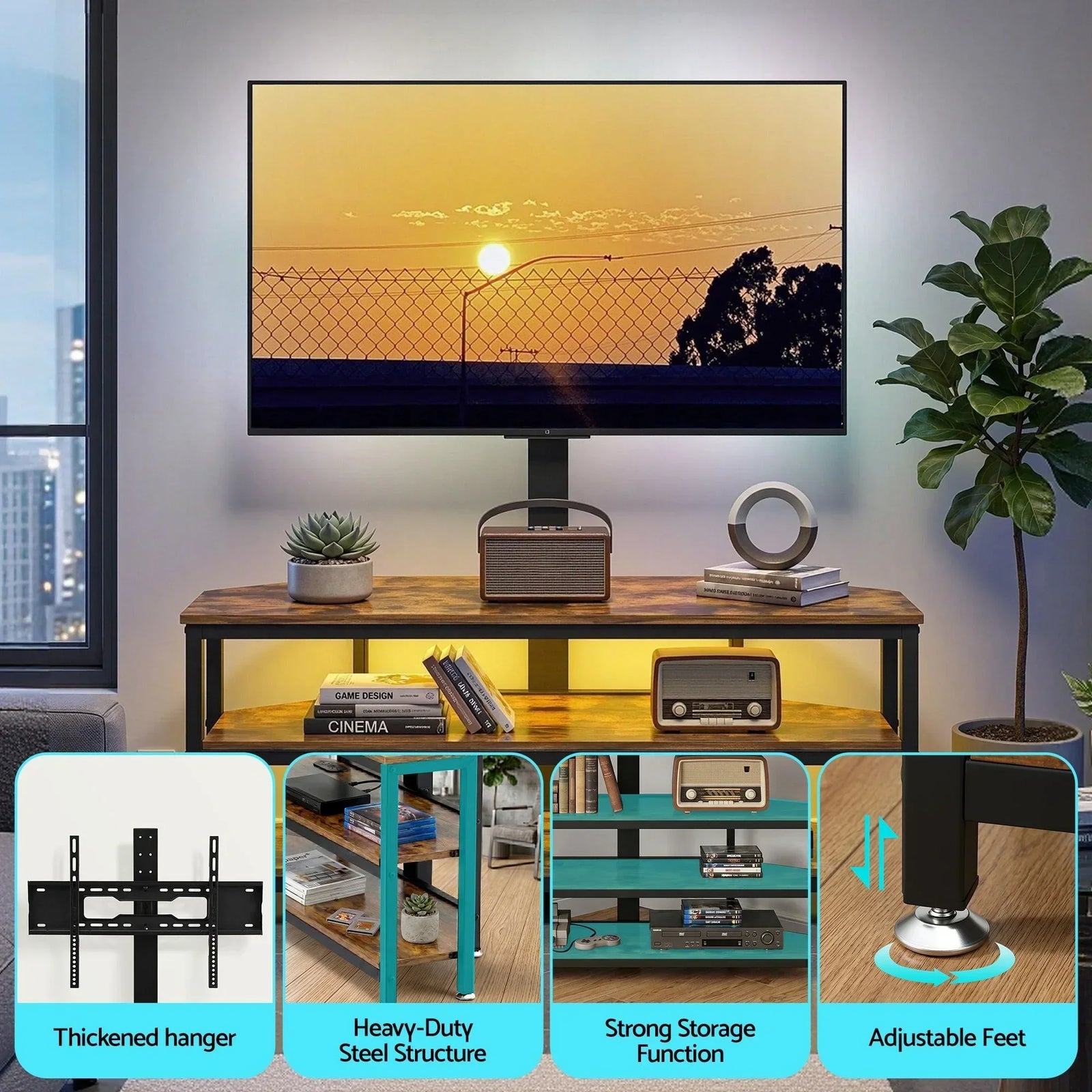 Corner TV Stand 32-70