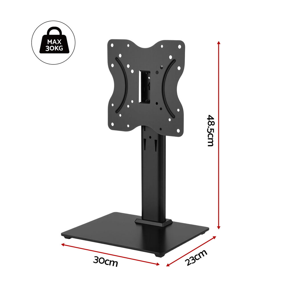 TV Stand Bracket for 19 - 43 inch TVs Table Top Desktop Universal Swivel