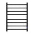 Devanti Heated Towel Rail 8 Square Bars with Timer Electric Heater Warmer Rack