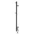 Heated Towel Rail with Timer Vertical Electric Heater Warmer Rack Black
