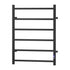 Heated Towel Rail 6 Round Bars  with Timer Electric Heater Warmer Rack