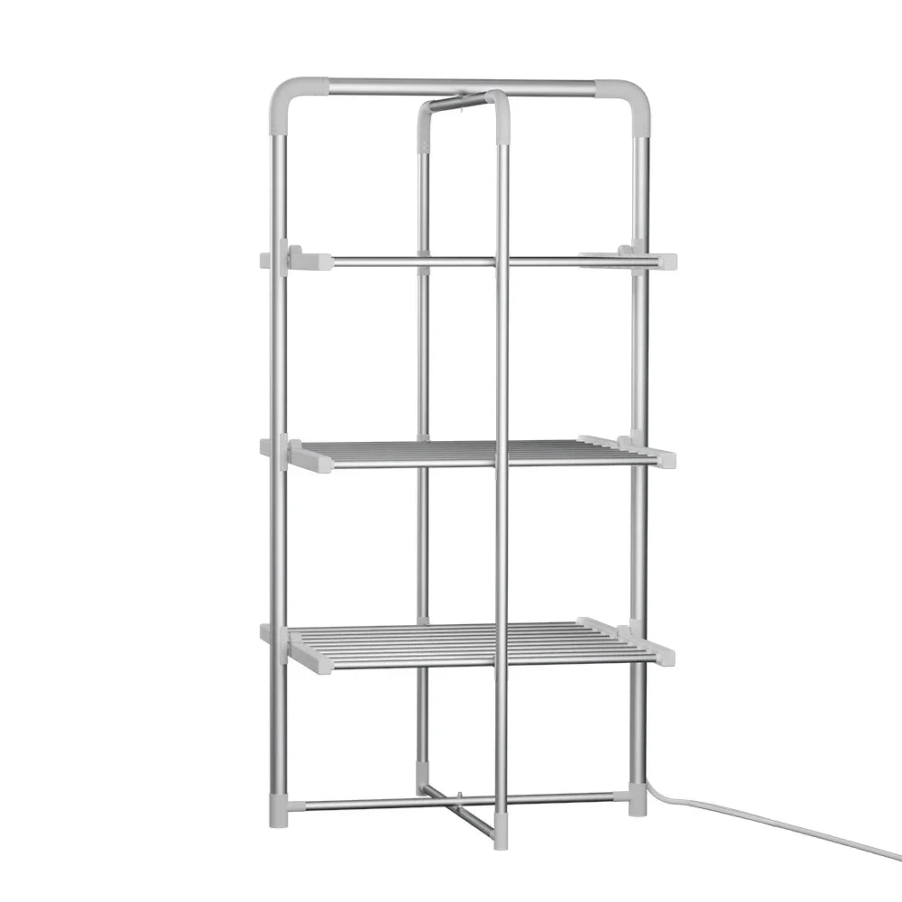 Electric Heated Clothes Drying Rack 30 Bar Foldable Towel Warmer