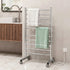 10‑Bar Heated Towel Rail – Freestanding 100W Fast‑Heat Stainless Steel