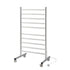 10‑Bar Heated Towel Rail – Freestanding 100W Fast‑Heat Stainless Steel