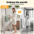 10‑Bar Heated Towel Rail – Freestanding 100W Fast‑Heat Stainless Steel