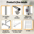 10‑Bar Heated Towel Rail – Freestanding 100W Fast‑Heat Stainless Steel