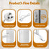 Heated Towel Rail – Freestanding 6‑Rod, 40–50°C, 2/4‑Hr Timer, 100W