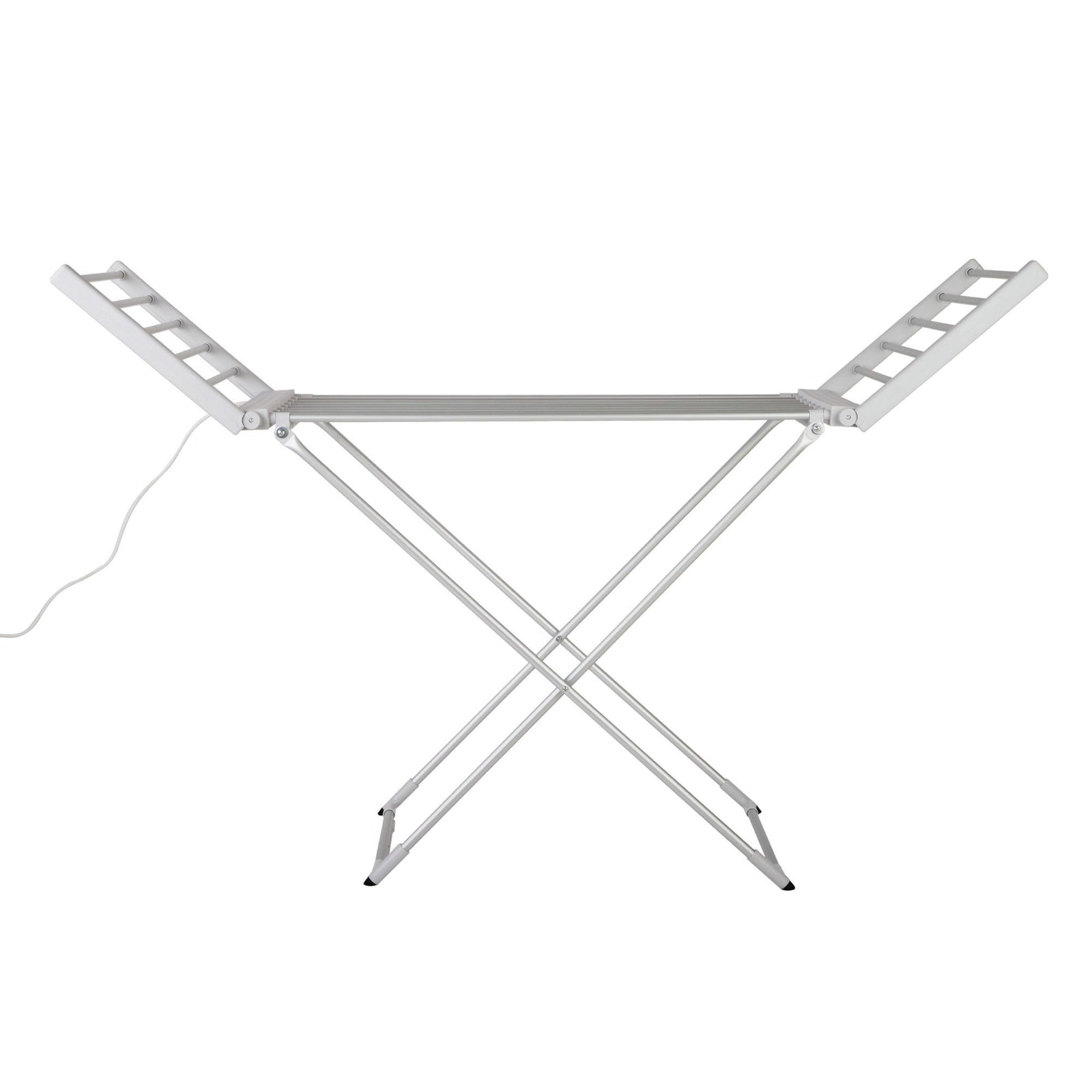 Electric Heated Clothes Airer 18 Rods Foldable Aluminium 220W Dryer