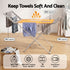 Electric Heated Clothes Airer 18 Rods Foldable Aluminium 220W Dryer