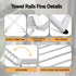 Electric Heated Clothes Airer 18 Rods Foldable Aluminium 220W Dryer