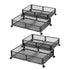 4X Under Bed Storage Containers Metal Boxes Quilt Organiser with Wheels