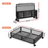 4X Under Bed Storage Containers Metal Boxes Quilt Organiser with Wheels