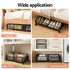 4X Under Bed Storage Containers Metal Boxes Quilt Organiser with Wheels