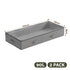 Artiss Under Bed Storage Containers X2 90L Boxes Organiser Clear Top Fabric Grey