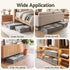 Artiss Under Bed Storage Containers X2 90L Boxes Organiser Clear Top Fabric Grey
