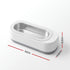 Devanti Ultrasonic Jewellery Cleaner 46kHz 400ml Cleaning Machine with Stainless Steel Tank White