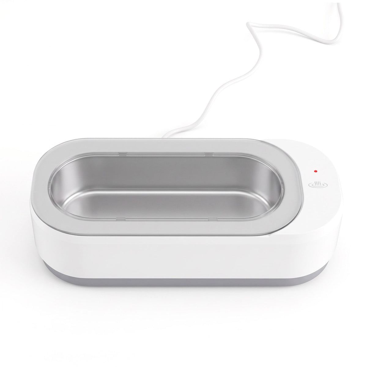 Devanti Ultrasonic Jewellery Cleaner 46kHz 400ml Cleaning Machine with Stainless Steel Tank White