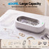 Devanti Ultrasonic Jewellery Cleaner 46kHz 400ml Cleaning Machine with Stainless Steel Tank White