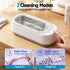 Devanti Ultrasonic Jewellery Cleaner 46kHz 400ml Cleaning Machine with Stainless Steel Tank White