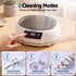 Devanti Ultrasonic Cleaner 700mL 48kHz Jewellery Cleaning Machine with Stainless Steel Tank White