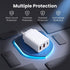 USB C Charger 30W Fast Charger 3 Port PD Charging Block White