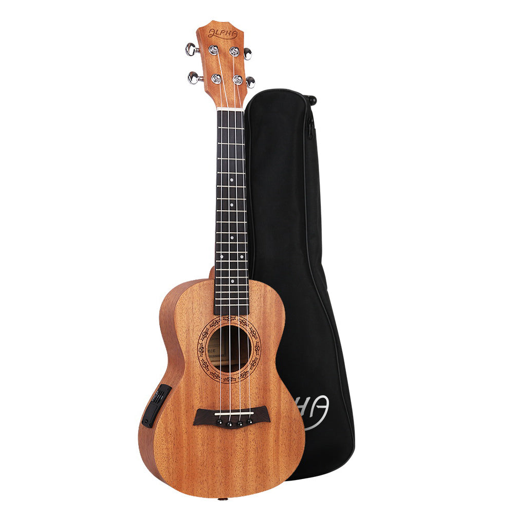 26" Ukulele Equaliser Natural Mahogany Tenor Beginner Gift w/ Bag