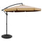 3m Outdoor Umbrella w/Base Cantilever Garden Patio Beach Beige