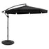 3m Outdoor Umbrella w/Base Cantilever Garden Patio Beach Black