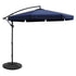 3m Outdoor Umbrella w/Base Cantilever Garden Patio Beach Navy