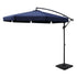 Instahut 3m Outdoor Umbrella w/Base Cantilever Garden Beach Patio Navy