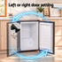 Devanti 42L Upright Freezer Black, Compact Mini Freezer for Caravan & Office