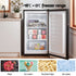 Devanti 81L Upright Freezer, Compact Bar Freezer with Drawer, Quiet & Freon-Free