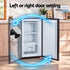 Devanti 81L Upright Freezer, Compact Bar Freezer with Drawer, Quiet & Freon-Free