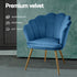Armchair Velvet Blue Callista