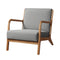 Armchair Fabric Light Grey
