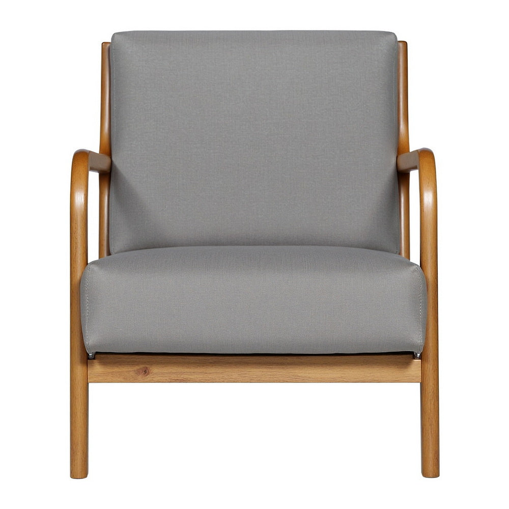 Armchair Fabric Light Grey
