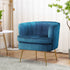 Armchair Velvet Blue Norvia