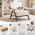 Artiss Compressed Armchair White Corduroy Accent Chair for Small Space