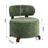 Artiss Armchair Occasional Chair Linen Upholstered Curved Backrest Green
