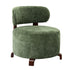 Artiss Armchair Occasional Chair Linen Upholstered Curved Backrest Green