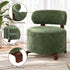Artiss Armchair Occasional Chair Linen Upholstered Curved Backrest Green