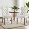 Artiss Set of 2 Dining Chairs Beige Velvet Tufted Upholstered Seats