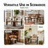 Dining Chairs Set of 4 Velvet Upholstered Barrel Chairs with Curved Armrests & Back Beige