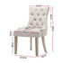 Artiss Dining Chairs Set of 2 Linen French Provincial Beige