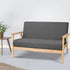 Artiss 2-Seater Sofa Armchair Skane